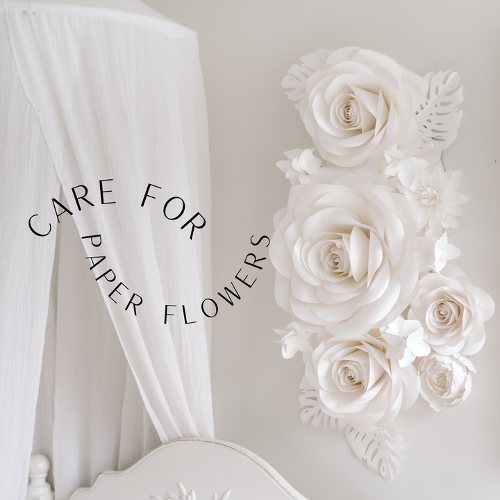 How to care for wall paper flowers nursery australia white paper flowers baby nursery canopy arrangement wall decor