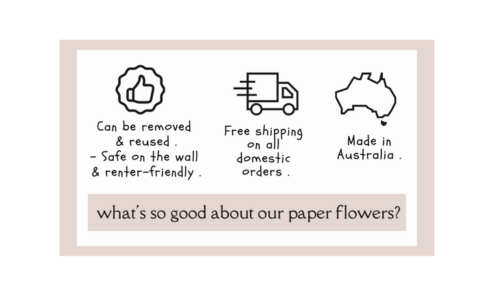 wall paper flowers damage free renter friendly free shipping australia