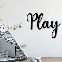 Personalized Playroom Wooden Sign Australia