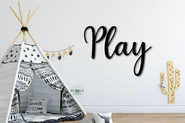 Personalized Playroom Wooden Sign Australia
