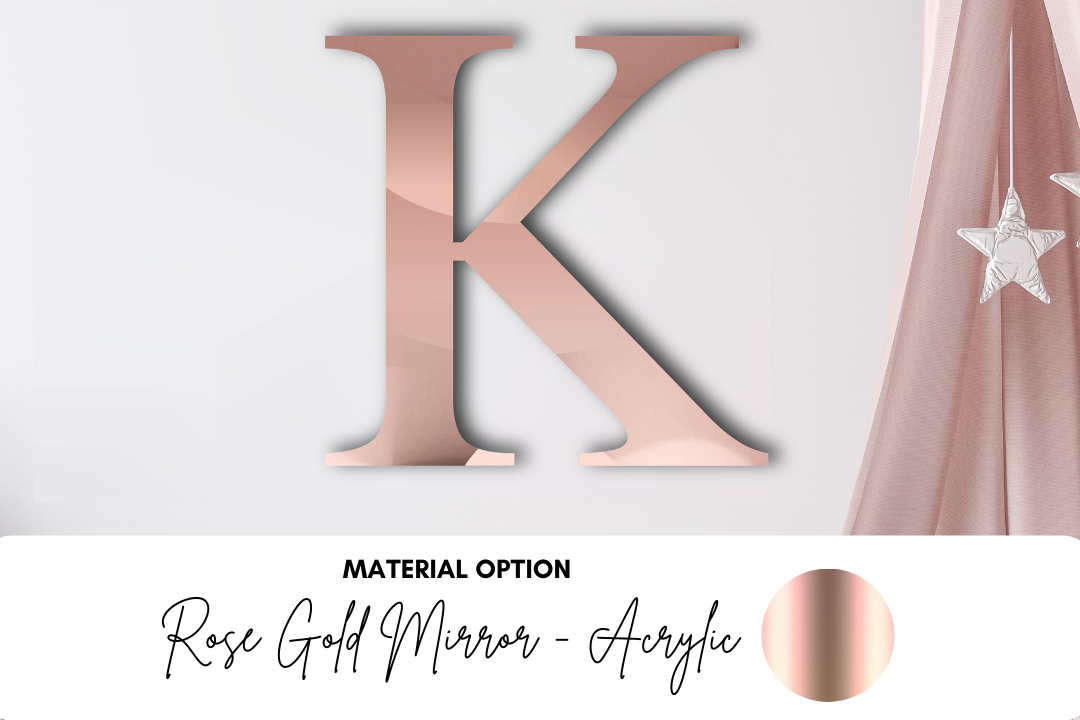 Rose Gold Monogram Letters Wooden Signs Wall Decor Wooden Letters Wall Letters His and Hers Wall Hanging Large Letters