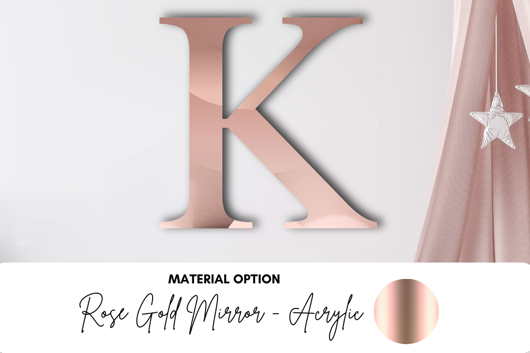 rose gold name signs for nursery australia
